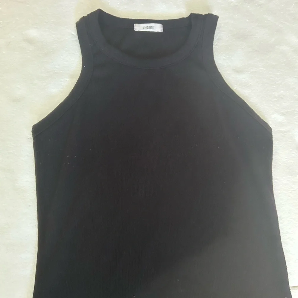 Cherish black ribbed